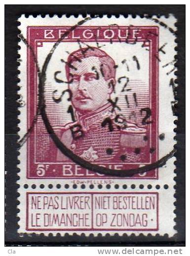 122   Obl  Schaerbeek   Cob 32.5 - 1912 Pellens
