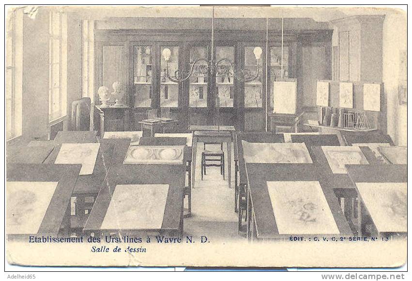 Ursulines Wavre Notre Dame, Ursulinnen OLV Waver Ca 1900 Salle De Dessin Ed. C.V.C. - Sint-Katelijne-Waver