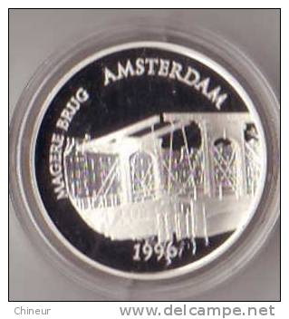 PIECE ARGENT 100 FRANCS 15 EUROS AMSTERDAM 1996 - Errors And Oddities