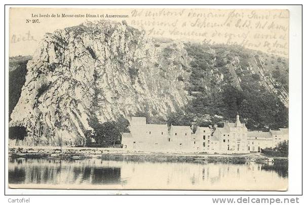 DINANT- LES BORDS DE LA MEUSE ENTRE DINANT ET ANSEREMME- SANS TIMBRE - Dinant