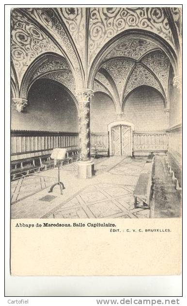 MAREDSOUS- ABBAYE DE MAREDSOUS- SALLE CAPITULAIRE - Anhee