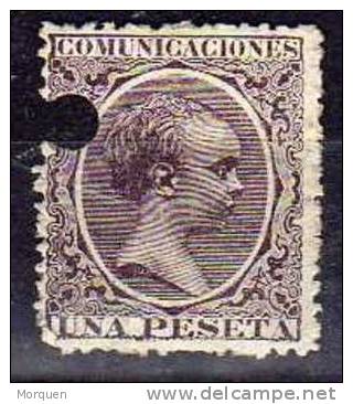 España  1 Pta Pelon Num 226 T . Telegrafos - Used Stamps