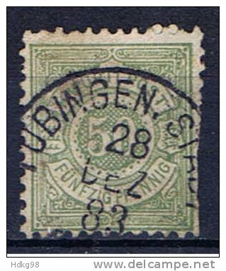 DR Württemberg 1878 Mi 51 Ziffernmarke - Used