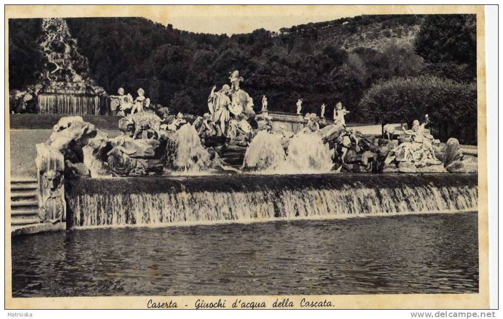 CASERTA  -  Giuochi D´acqua Della Cascata  -  NonVG Ma Scritta Nel 1944   (319) - Caserta