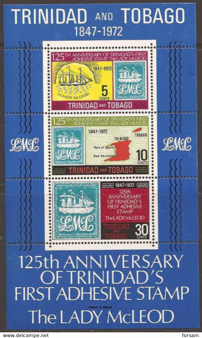 TRINIDAD & TOBAGO..1972..Michel # Block 3 (# 299-301)...MNH. - Trinidad & Tobago (1962-...)