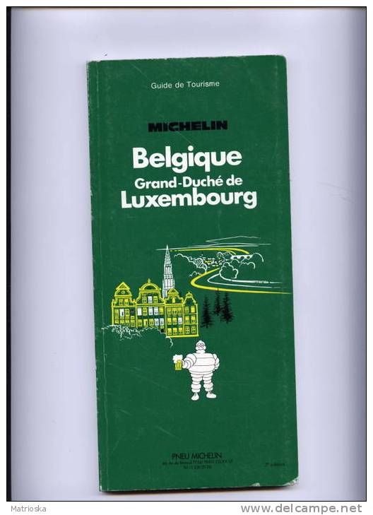 GUIDA MICHELIN -  BELGIQUE  GRAND-DUCHE´ DE LUXEMBOURG - 3^ EDITION 1983 - Michelin (guide)