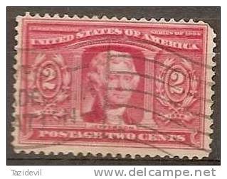 UNITED STATES - 1904 2c Exposition (short Top Right Corner). Scott 324. Used - Gebruikt