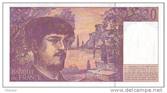 BILLET DE 20 FRANCS 1997 DEBUSSY MODIFIE - 20 F 1980-1997 ''Debussy''