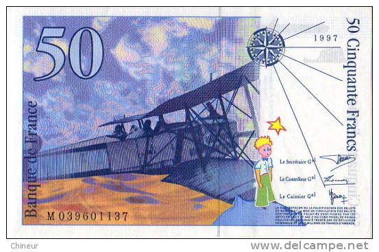 BILLET 50 FRANCS 1997 SAINT EXUPERY TYPE 92 MODIFIE - 50 F 1992-1999 ''St Exupéry''