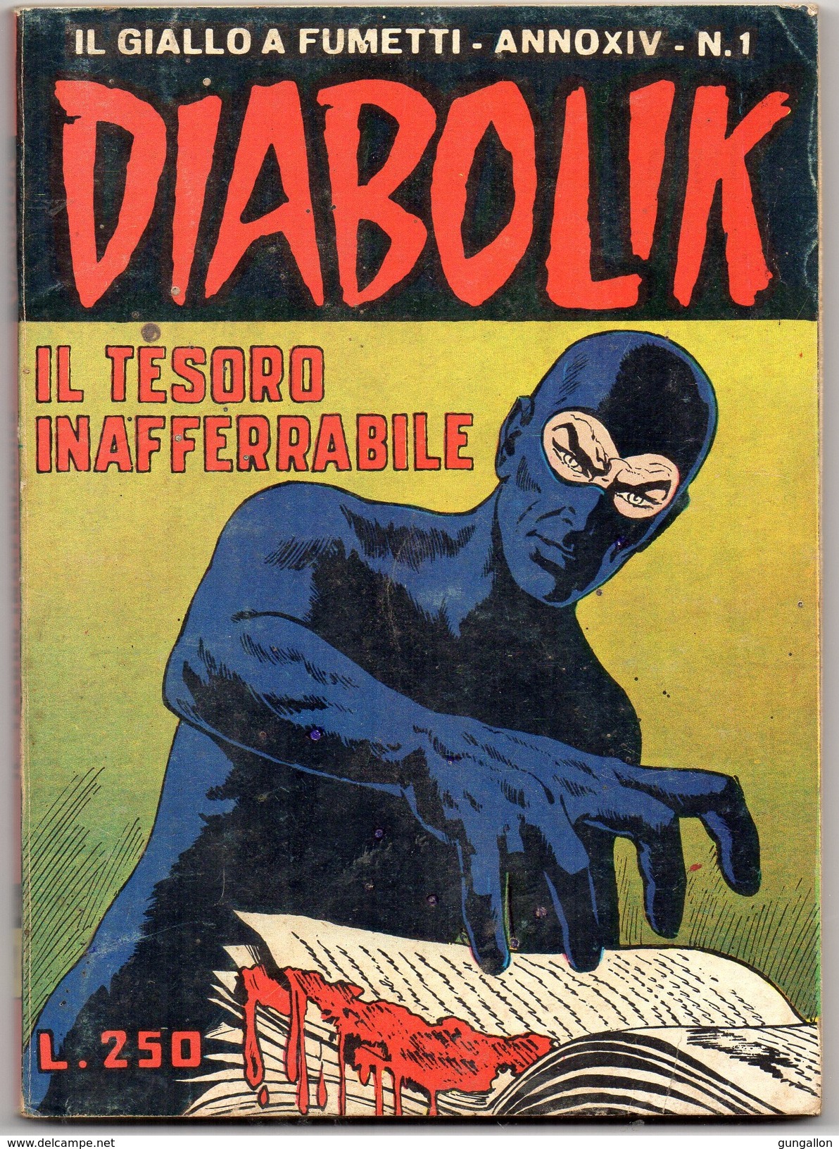 Diabolik (Astorina 1975) Anno XIV° N. 1 - Diabolik