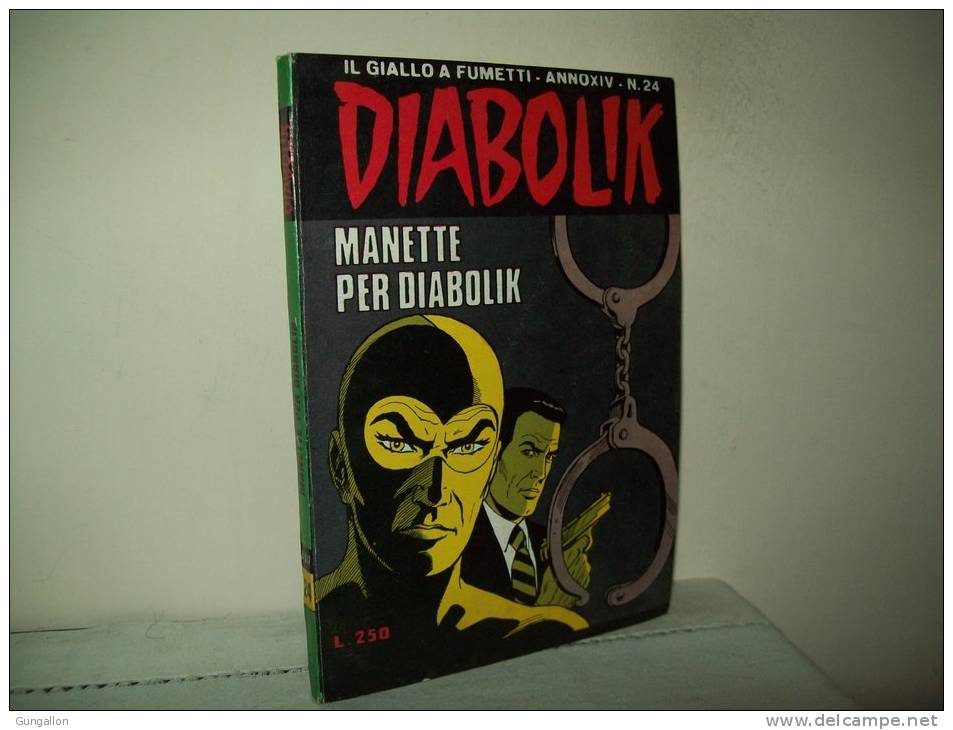 Diabolik  (Astorina 1975) Anno XIV° N. 24 - Diabolik