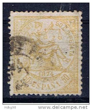 E Spanien 1874 Mi 141 Sitzende Figur - Used Stamps