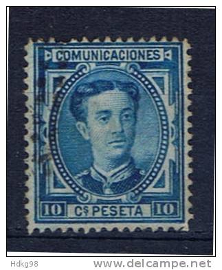 E Spanien 1876 Mi 157 Königsporträt - Used Stamps