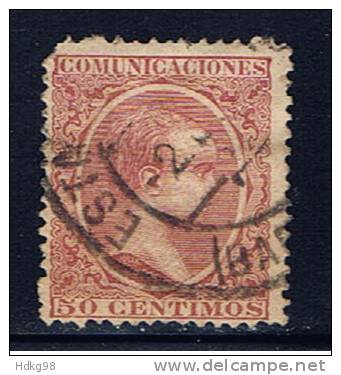 E Spanien 1889 Mi 197 Königsporträt - Used Stamps