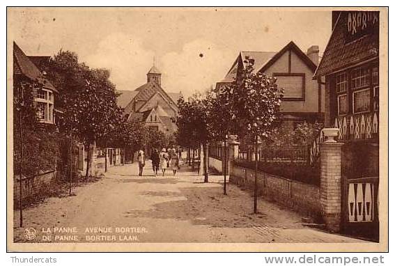 DE PANNE LA PANNE AVENUE AVENUE BORTIER BORTIER LAAN - De Panne