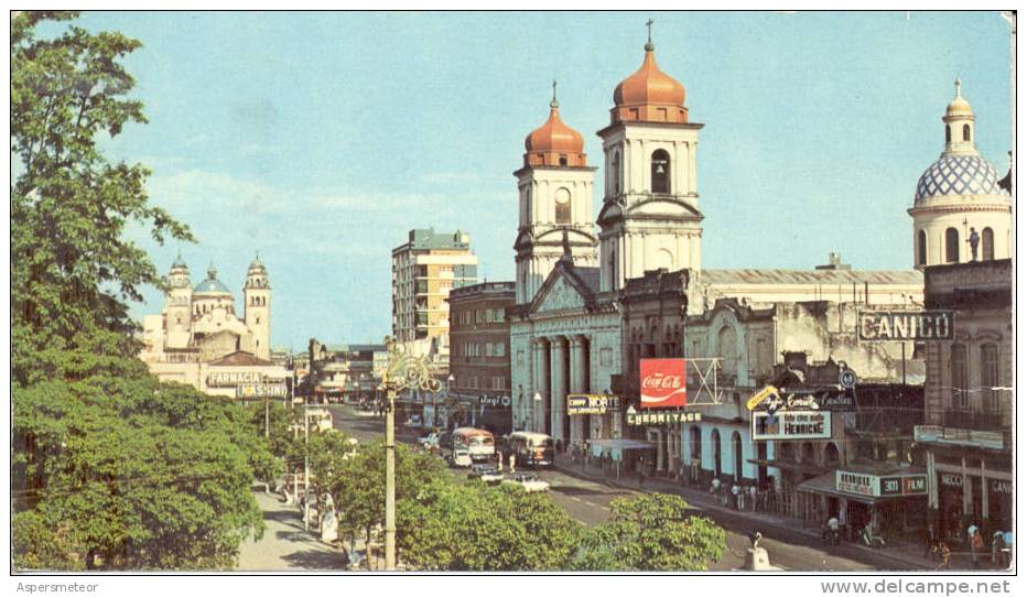 ARGENTINA, TUCUMAN - VISTA DE LA CATEDRAL CPSM POSTAL CUAC - Argentina