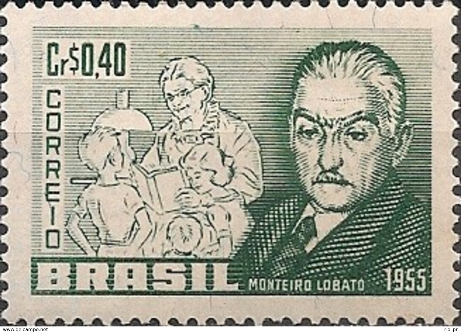 BRAZIL - MONTEIRO LOBATO (1882-1948), AUTHOR 1955 - MNH - Nuovi