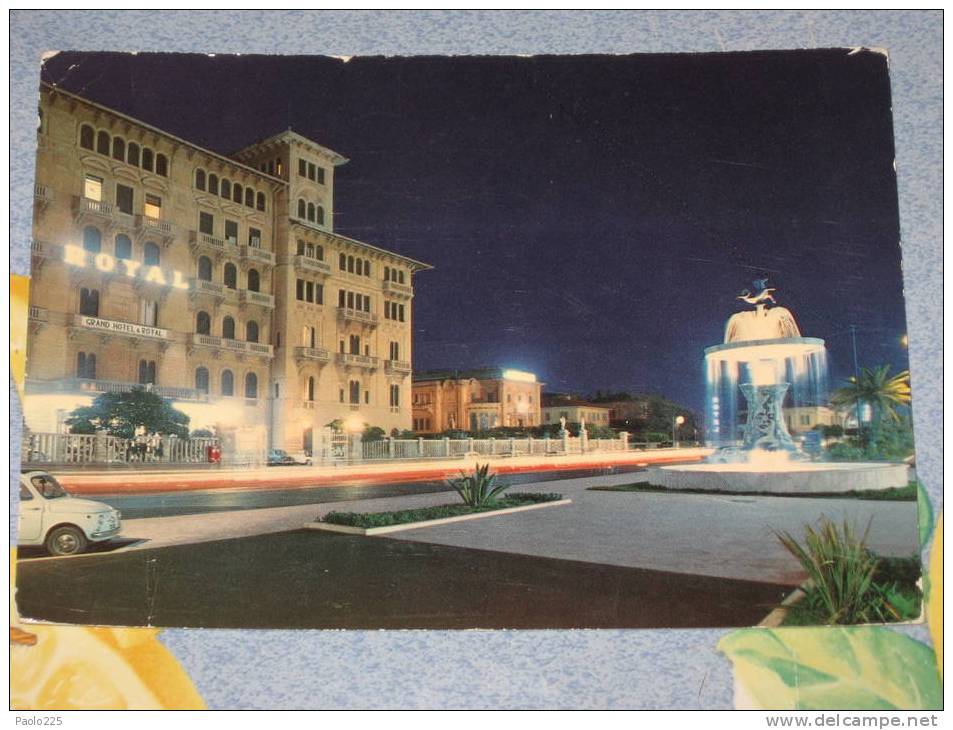 VIAREGGIO - Notturno  FIAT 500 Colori VG 1965 - Viareggio