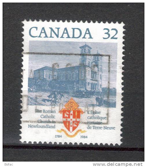 888 OBL  CANADA  Y  &  T  "basilique De Saint Jhon's" - Oblitérés