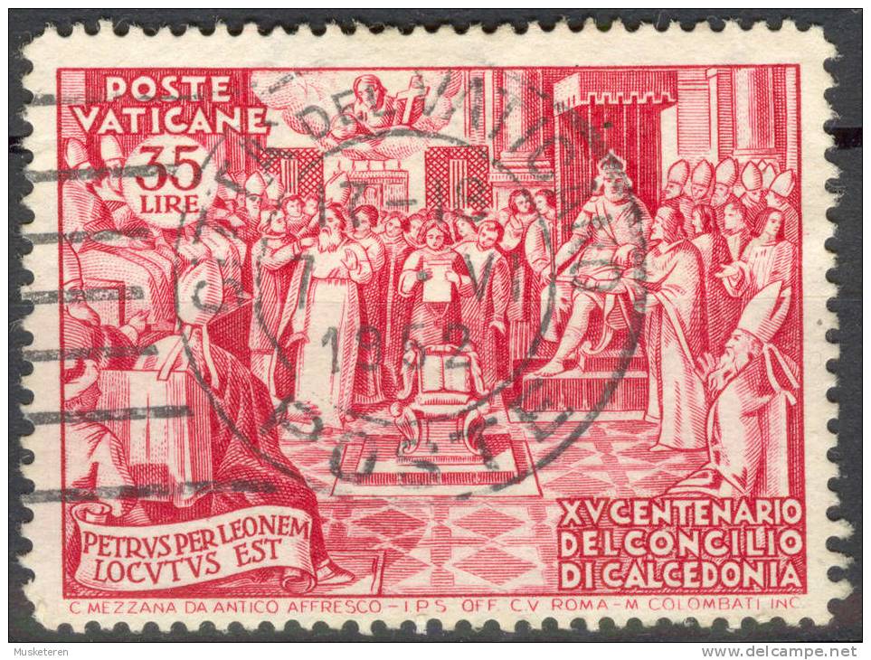 Vatican State 1952 Mi. 182      Deluxe Cancel 7.VI.1952 !! - Used Stamps