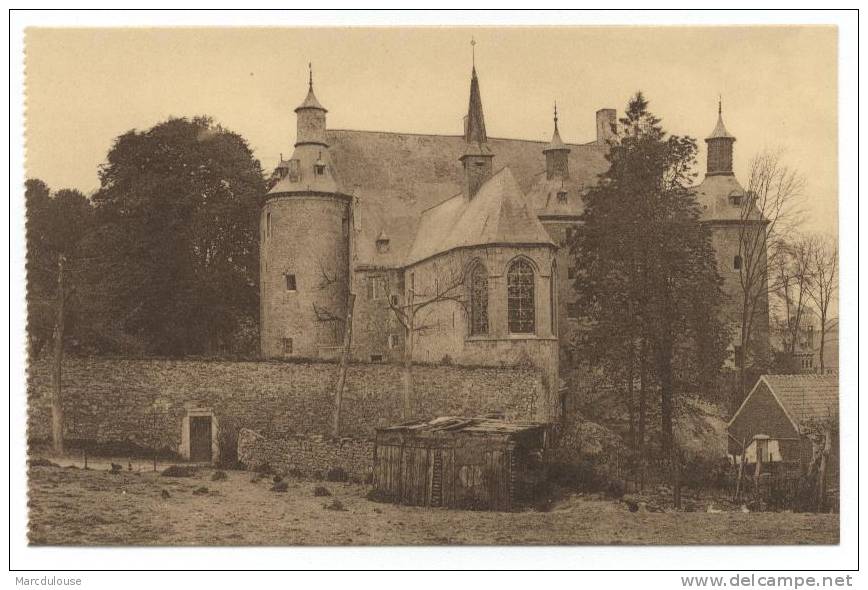 Ecaussines-Lalaing (Ecaussinnes). Vieux Château. Le Château Et La Chapelle Vus Du Berceau (Nord). Oud Kasteel. Kapel. - Ecaussinnes
