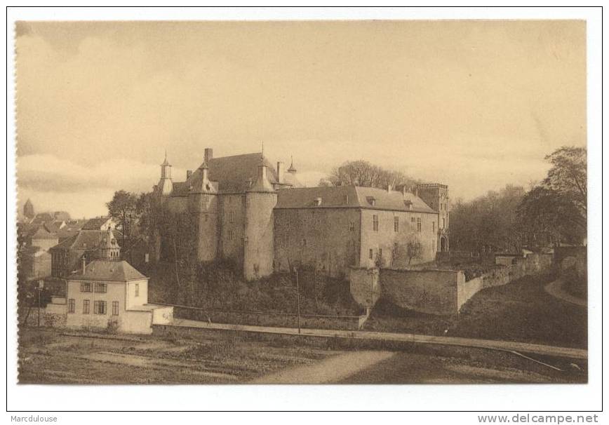 Ecaussines-Lalaing (Ecaussinnes). Vieux Château. Vue Générale Du Sud-Ouest. Ensemble De Constructions édifiées Fin 12è S - Ecaussinnes