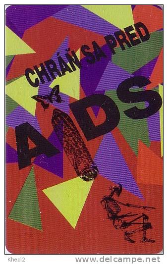 Télécarte Slovaquie - Santé Médecine - Lutte Contre Le SIDA - AIDS Phonecard - 10 - Publicidad