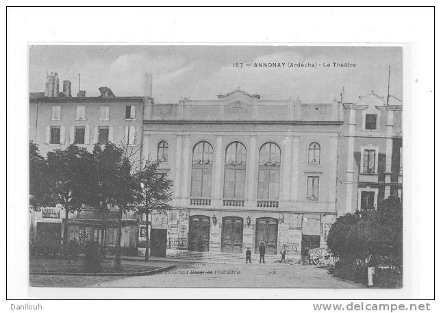 07 /FL/ ANNONAY, Le Théâtre, Ed Grand Bazar De L'industrie, N° 157 - Annonay
