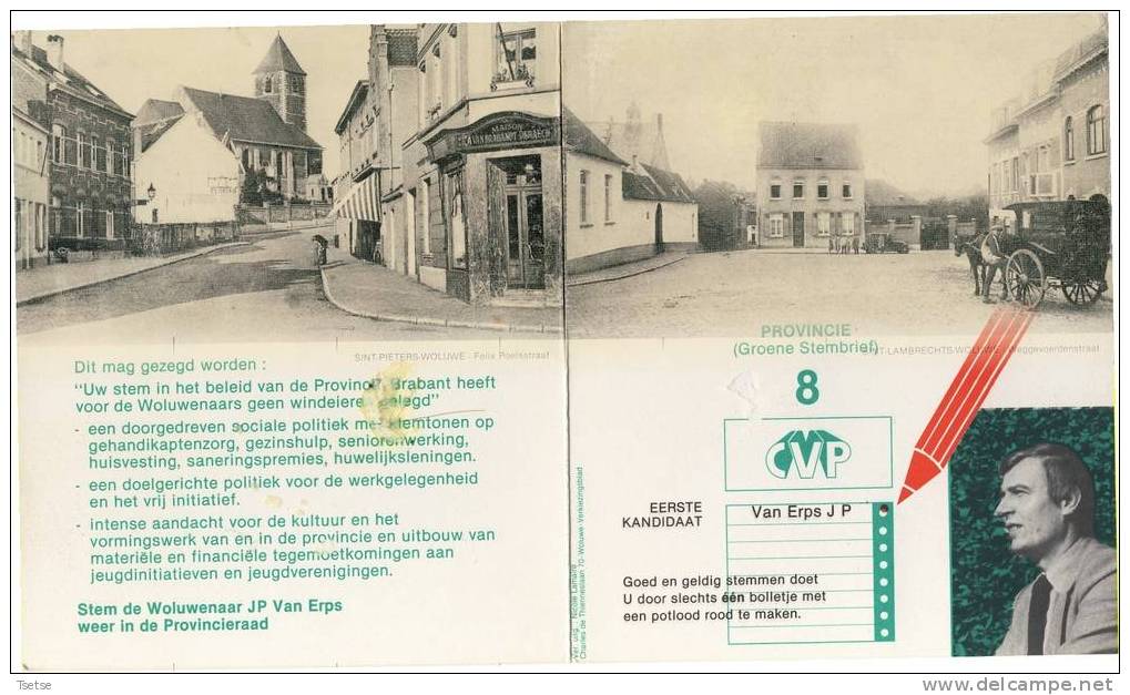 Sint-Pieters-Woluwe En Sint-Lambrecht-Wolume -Propaganda Verkiezings C.V.P. - Sint-Pieters-Leeuw