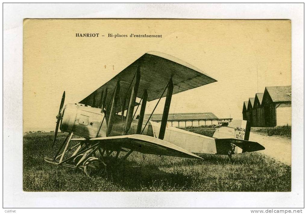 13 - Istres-Aviation     Hanriot - Bi-places D'entrainement - Istres
