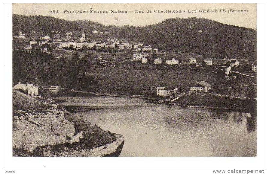 Les BRENETS :  Lac De Chaillexon - Aux BRENETS - Les Brenets