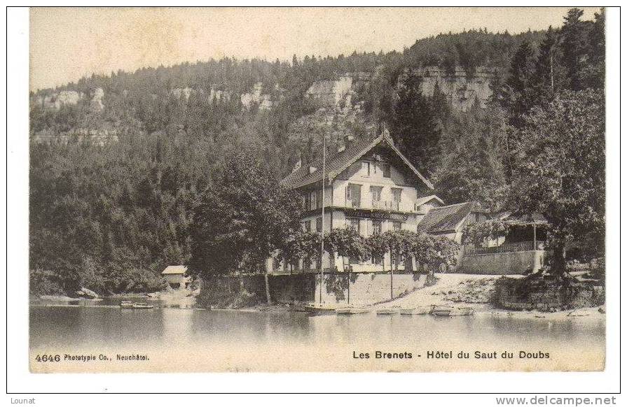 Les BRENETS :  Hôtel Du Saut Du Doubs - Les Brenets