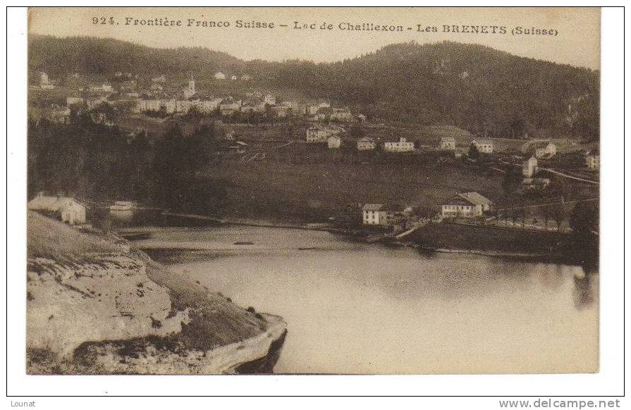 Les BRENETS :  Lac De Chaillexon - Les Brenets