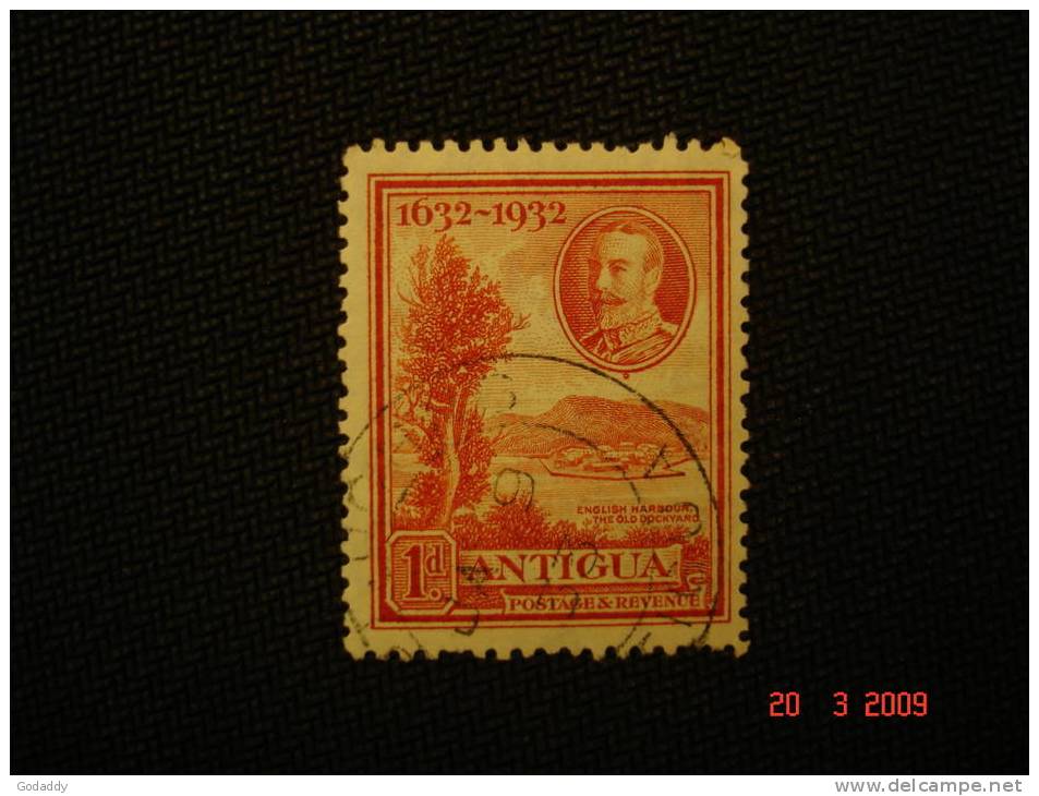 Antigua 1932 King George V   1d   SG 82 Used - 1858-1960 Crown Colony