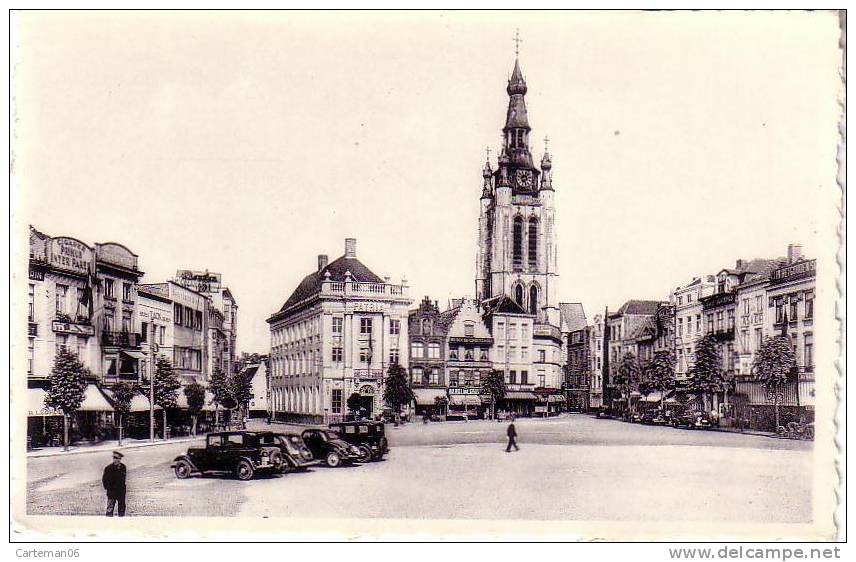 Belgique - Courtrai - Grand'Place Et Eglise St-Martin - Kortrijk