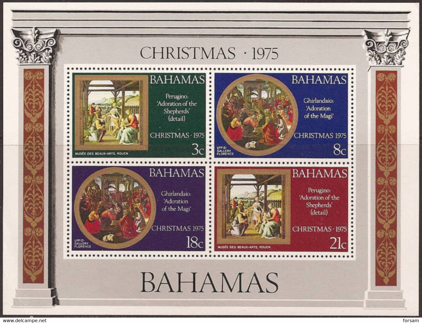 BAHAMAS..1975..Michel # Block 15 (# 388-391)...MNH. - Bahama's (1973-...)