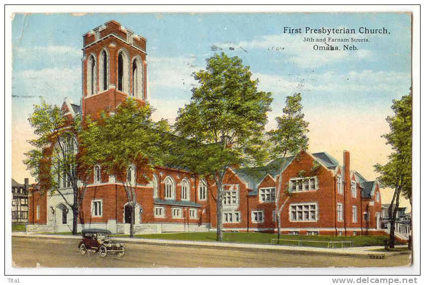 C9599 - First Presbyterian Church - Omaha - Andere & Zonder Classificatie