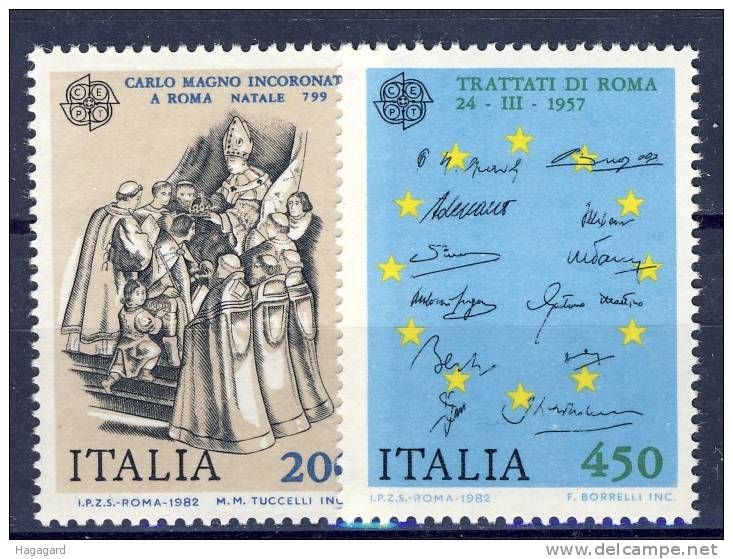 +Italia 1982. Michel 1798-99. MNH - 1982