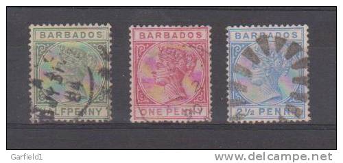 Barbados   Queen  Victoria    Gestempelt - Barbades (1966-...)