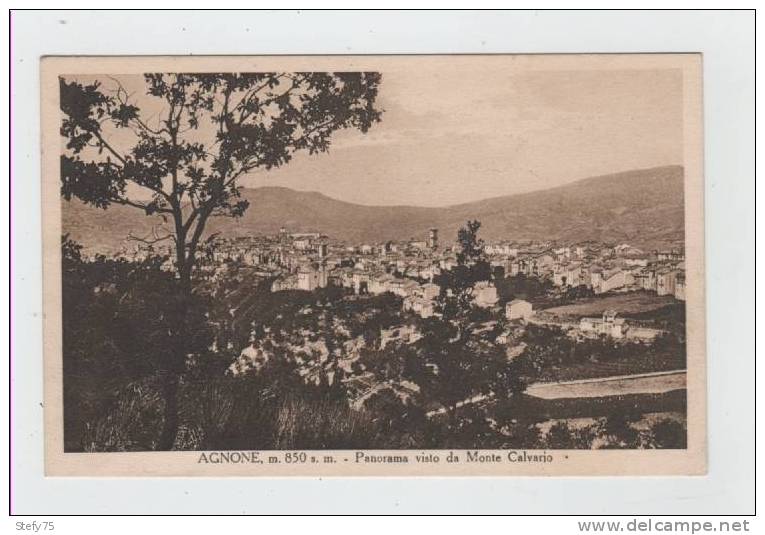 Agnone-panorama Visto Da Monte Calvario-campobasso-isernia - Isernia