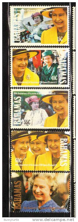 Bahamas 1992 QE II Accession To The Throne 40th Anniversary MNH - Bahama's (1973-...)