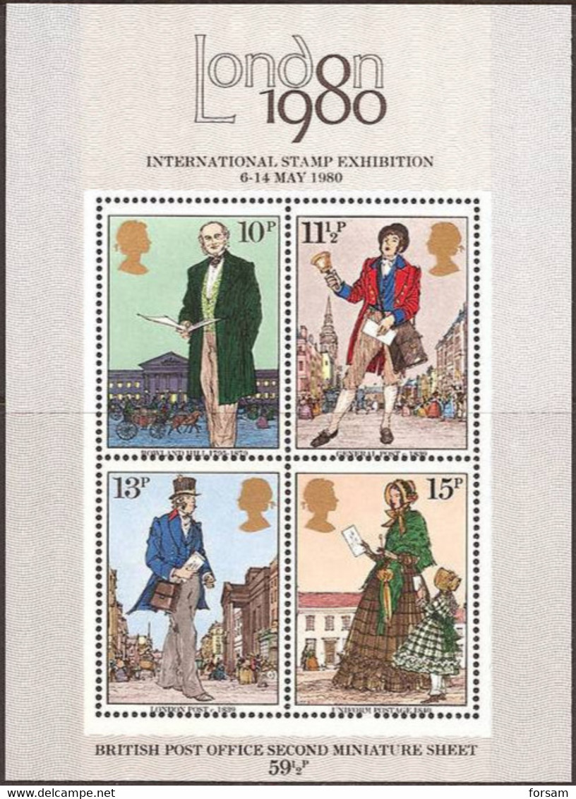 GREAT BRITAIN..1979..Michel # Block 2...MNH. - Unused Stamps