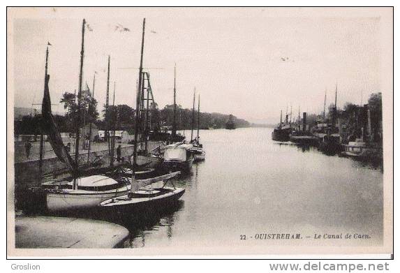 OUISTREHAM  22  LE CANAL DE CAEN - Ouistreham