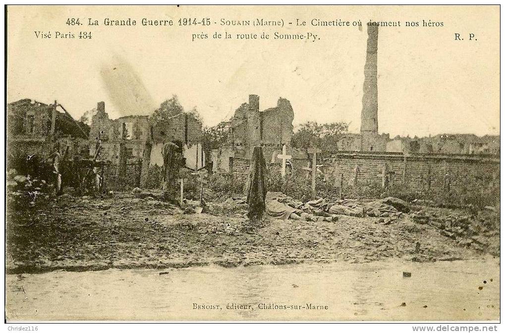 51 SOUAIN Le Cimetière - Souain-Perthes-lès-Hurlus