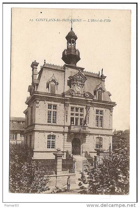 Conflans Ste Honorine - L' Hotel De Ville - Conflans Saint Honorine