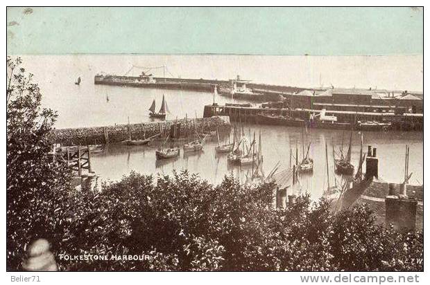 Royaume Uni. Kent. Folkestone Harbour - Folkestone