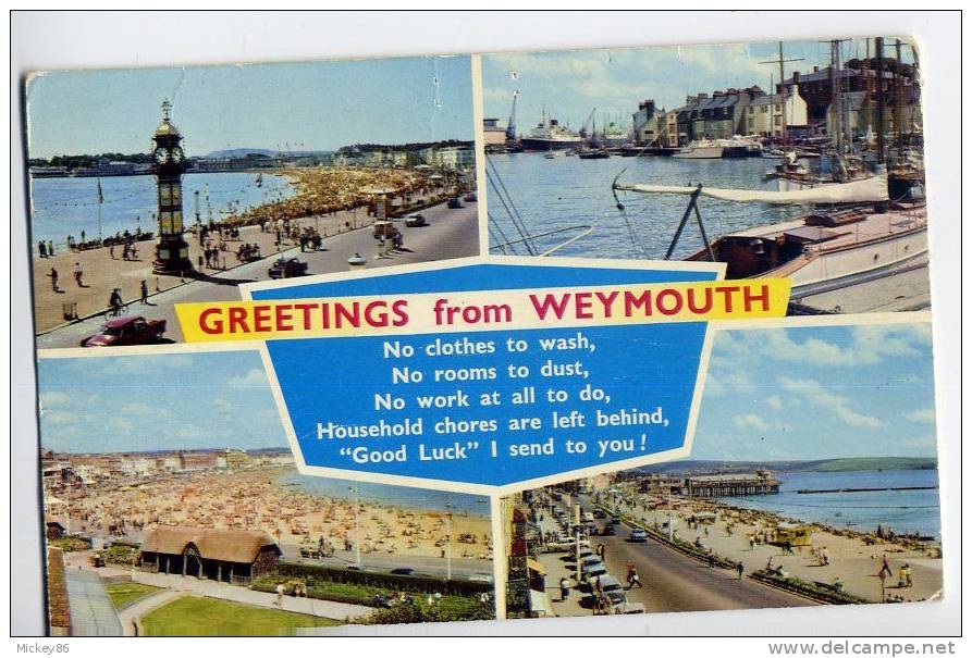 U.K----WEYMOUTH-- 1976---Vues Diverses (plages,port)  N° 125 - Weymouth