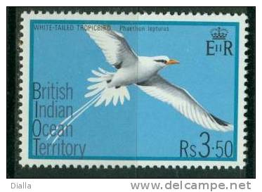 BIOT 1975, Yv. 75, Petit Phaéton Oiseau - Golden Bosunbird Bird  MNH ** - Pelícanos