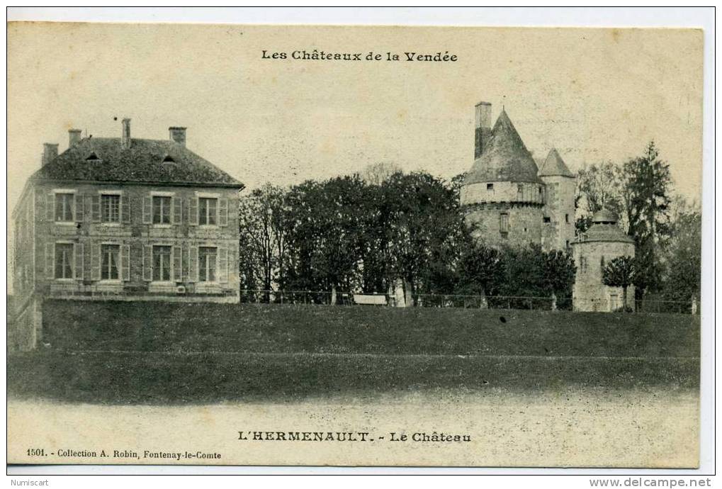 CPA...L´HERMENAULT...LE CHATEAU ET LE PARC... - L'Hermenault