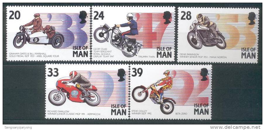 Isle Of Man Sc562-6 Motorcycling - Motorbikes